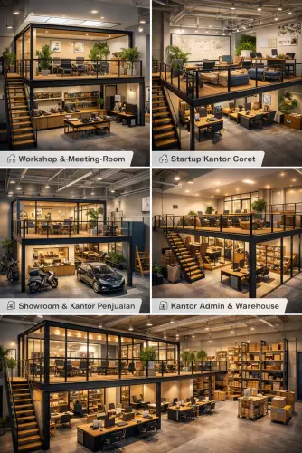 Mezzanine Ruang Kantor di Cirebon